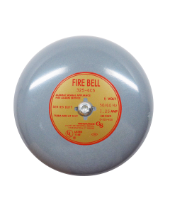 Edwards 325-6C5-R, Edwards (325-6C5-R) 6 in bell; 6vac; 1.25a; red
