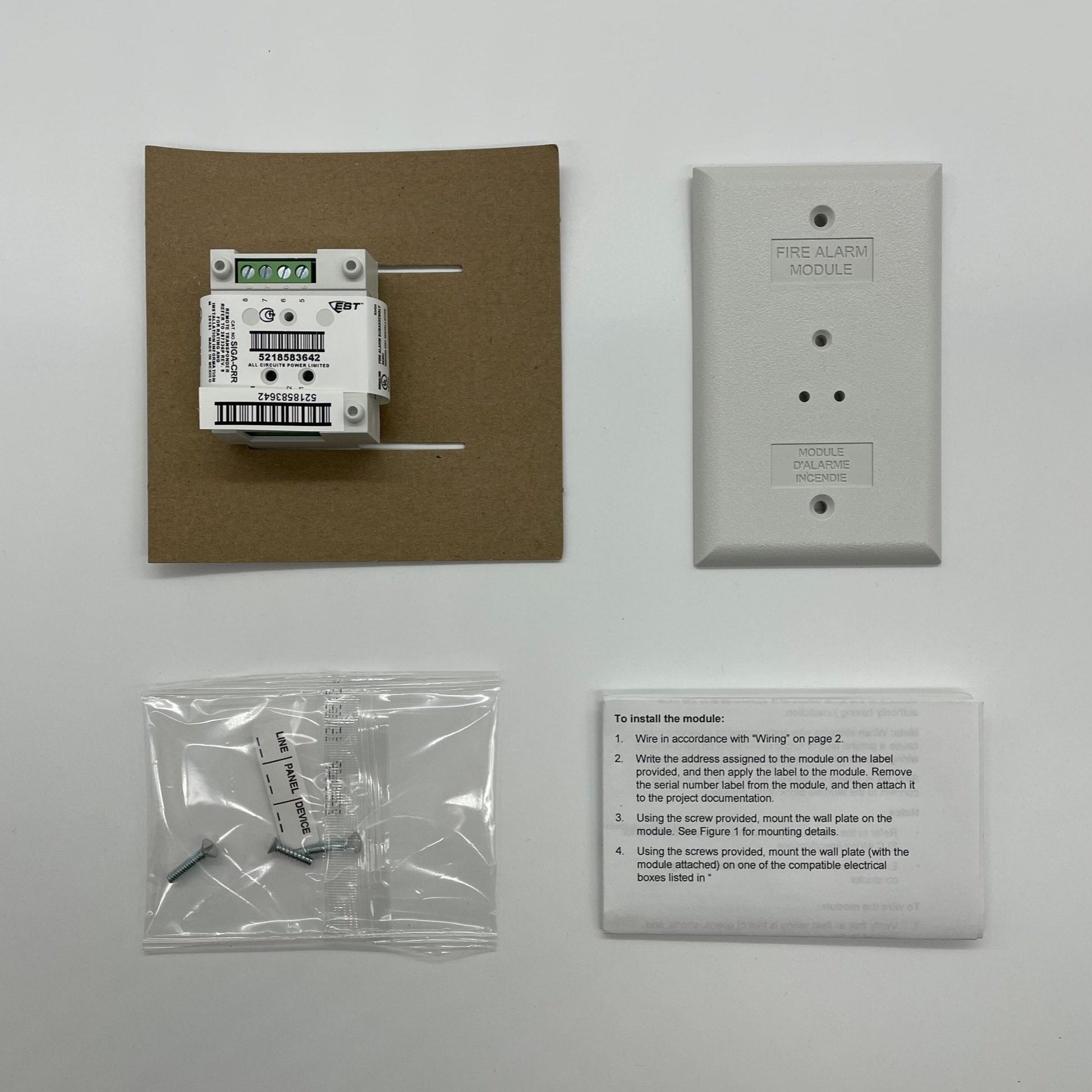 Edwards SIGA-CRR, EDWARDS (SIGA-CRR) Ploarity Reversal Relay Module