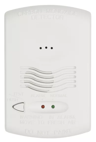 System Sensor CO1224T, System Sensor (CO1224T) Conventional carbon monoxide detector, 12/24 vdc, with sounder and trouble relay with test function