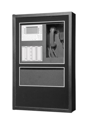 Notifier ADDR-C4R, NOTIFIER (ADDR-C4R) Audio Command Door For Cab-C4, Red; Requ