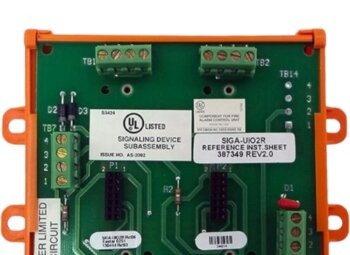 Edwards SIGA-UIO2R, EDWARDS (SIGA-UIO2R) Input Output Motherboard Module-2 Positi