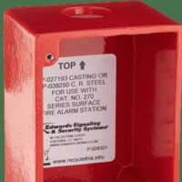 EDWARDS (270-SPO) Pull Station, Noncoded, Break Glass, Met