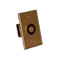 RSG DH1224G2B Door Holder — 12V/24V, Surface Mount w/ Cover (Large), Powder Coated Brass