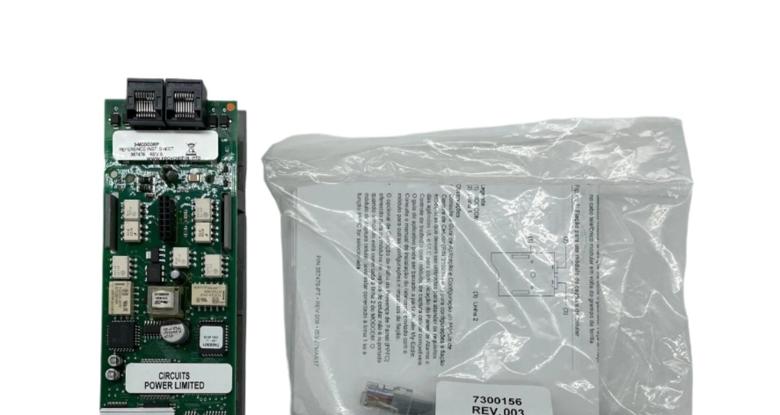 Edwards 3-MODCOMP, Edwards (3-MODCOMP) Modem / communicator (dact) / pager interface (tap protocol) . takes one local rail space.