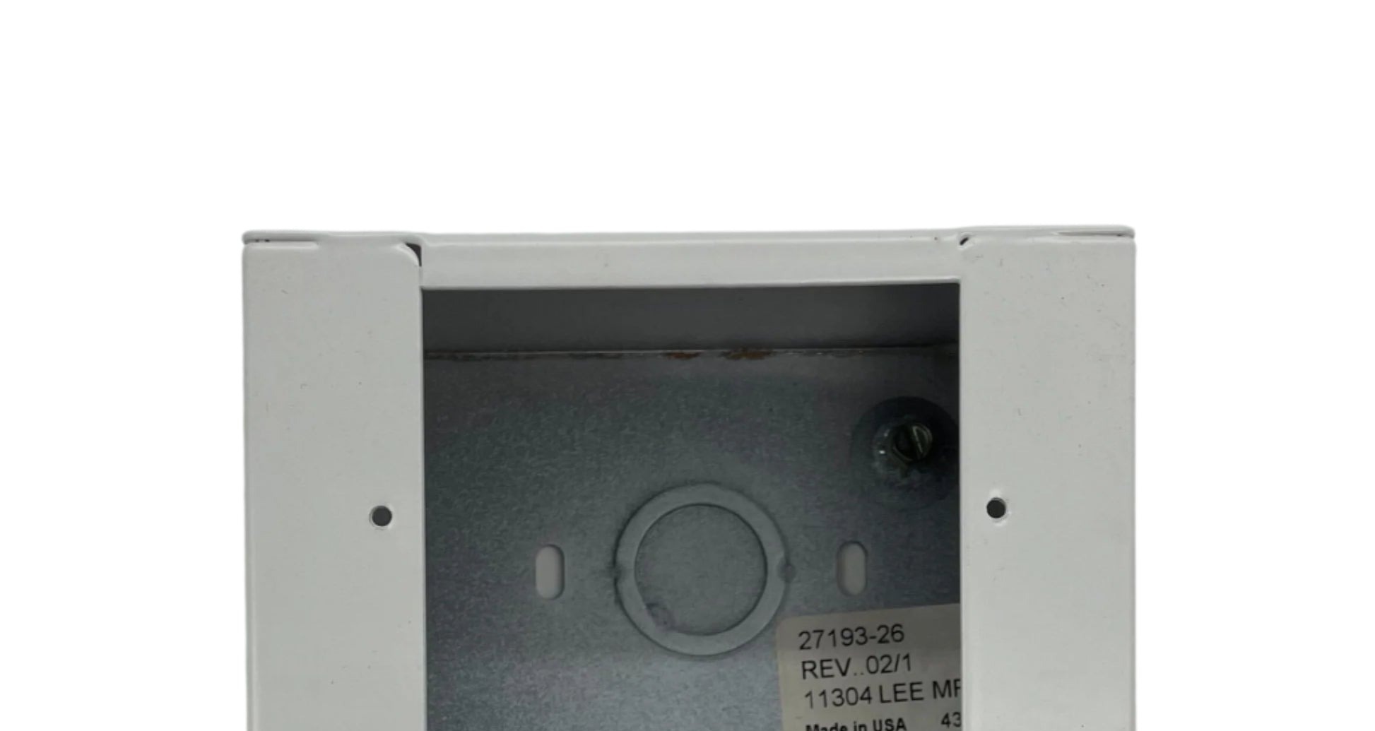 Edwards 27193-26, Edwards (27193-26) Surface mount box – indoor, white, 2-gang