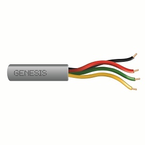 genesis 21031107, Genesis (21031107) 22/4 Solid — Security &amp — Control, Riser, Unshielded
