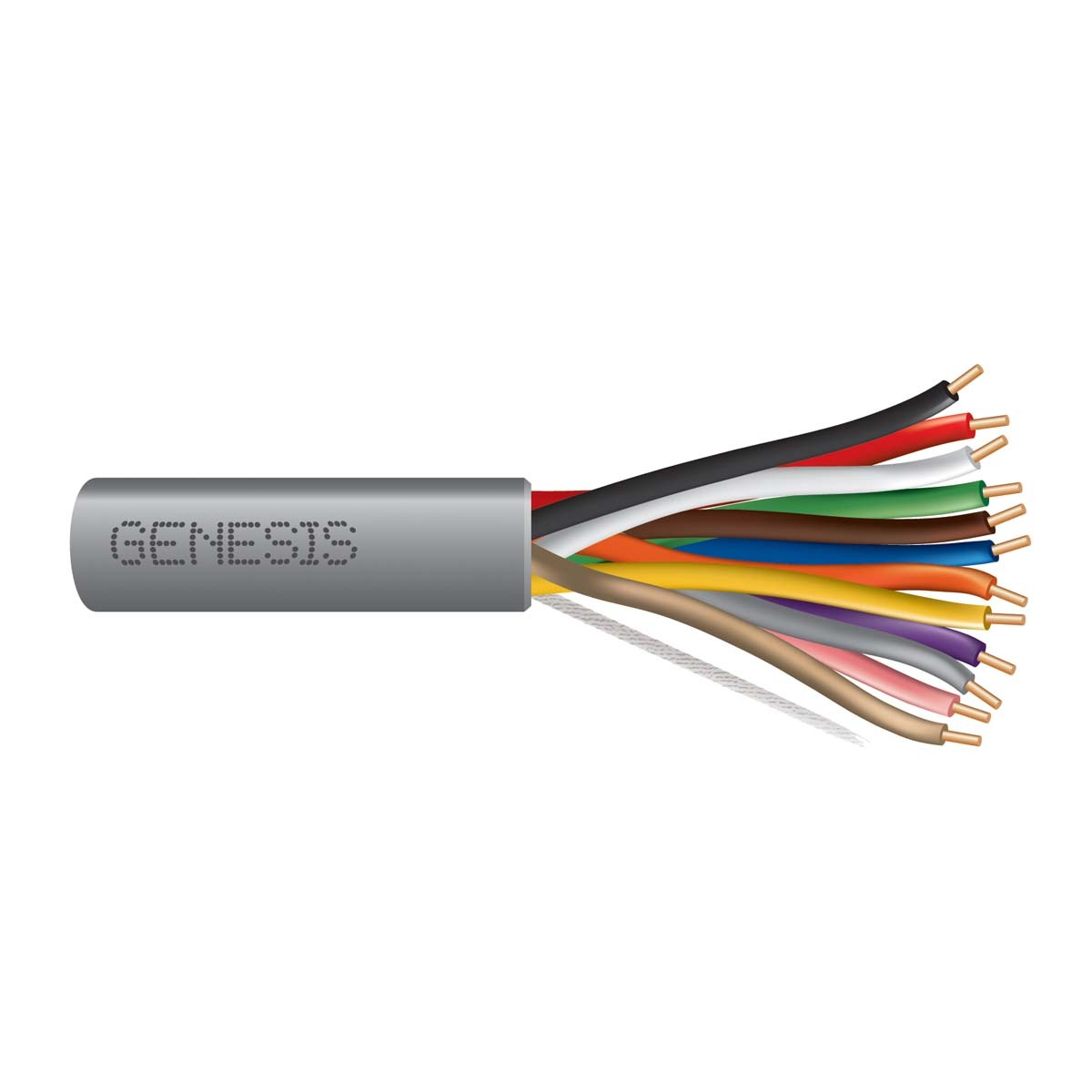 genesis 21115509, Genesis (21115509) 22/12 Solid — Security &amp — Control, Riser, Unshielded