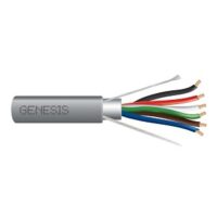 Genesis (22065509) 22/6 Stranded Shielded — Security &amp — Control, Riser, Shielded