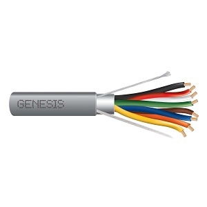 genesis 22075509, Genesis (22075509) 22/8 Stranded Shielded — Security &amp — Control, Riser, Shielded