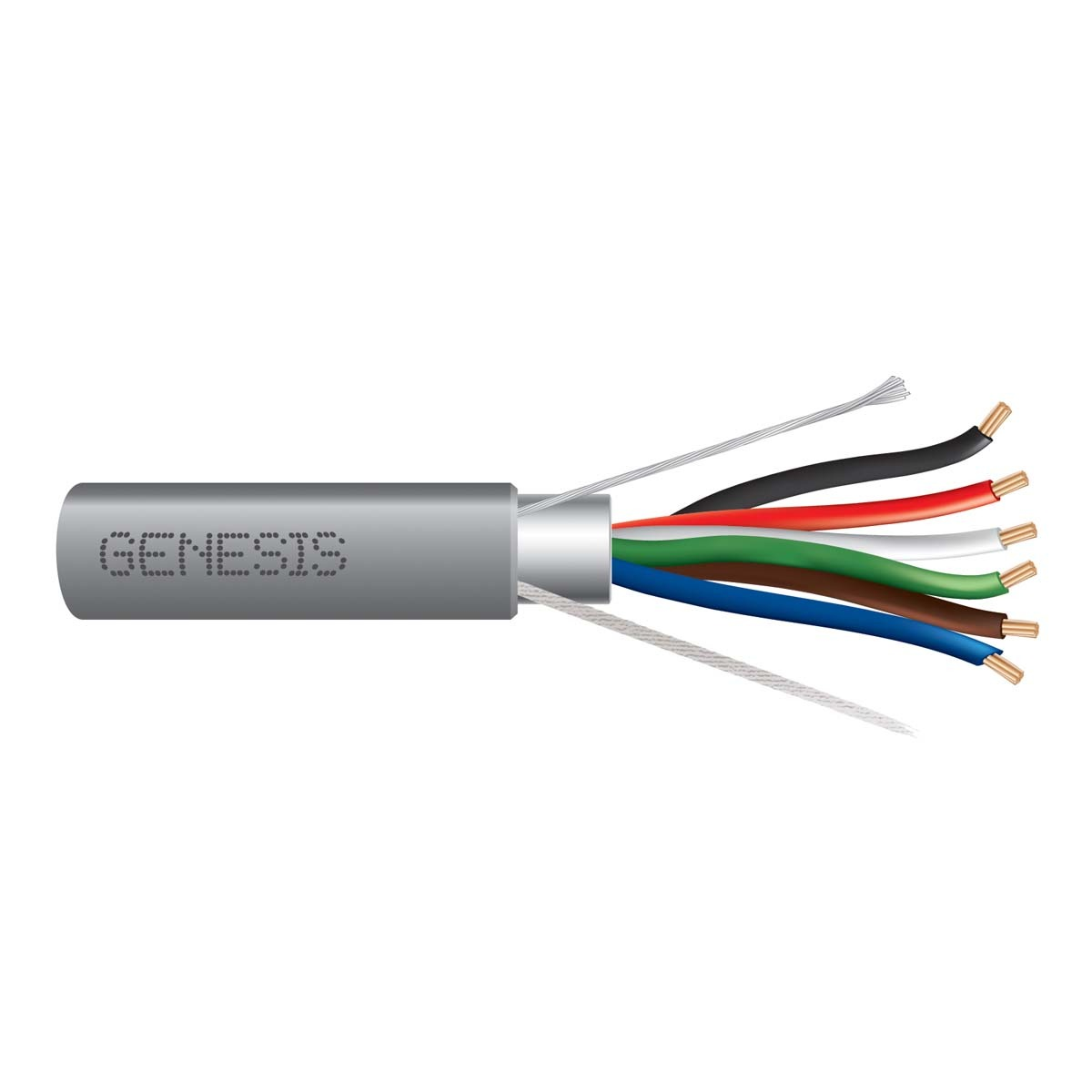 genesis 22161009, Genesis (22161009) 18/6 Stranded Shielded — Security &amp — Control, Riser, Shielded