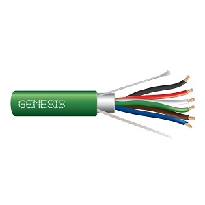 genesis 32162105, Genesis (32162105) 18/6 Stranded Shielded — Security &amp — Control, Plenum, Shielded
