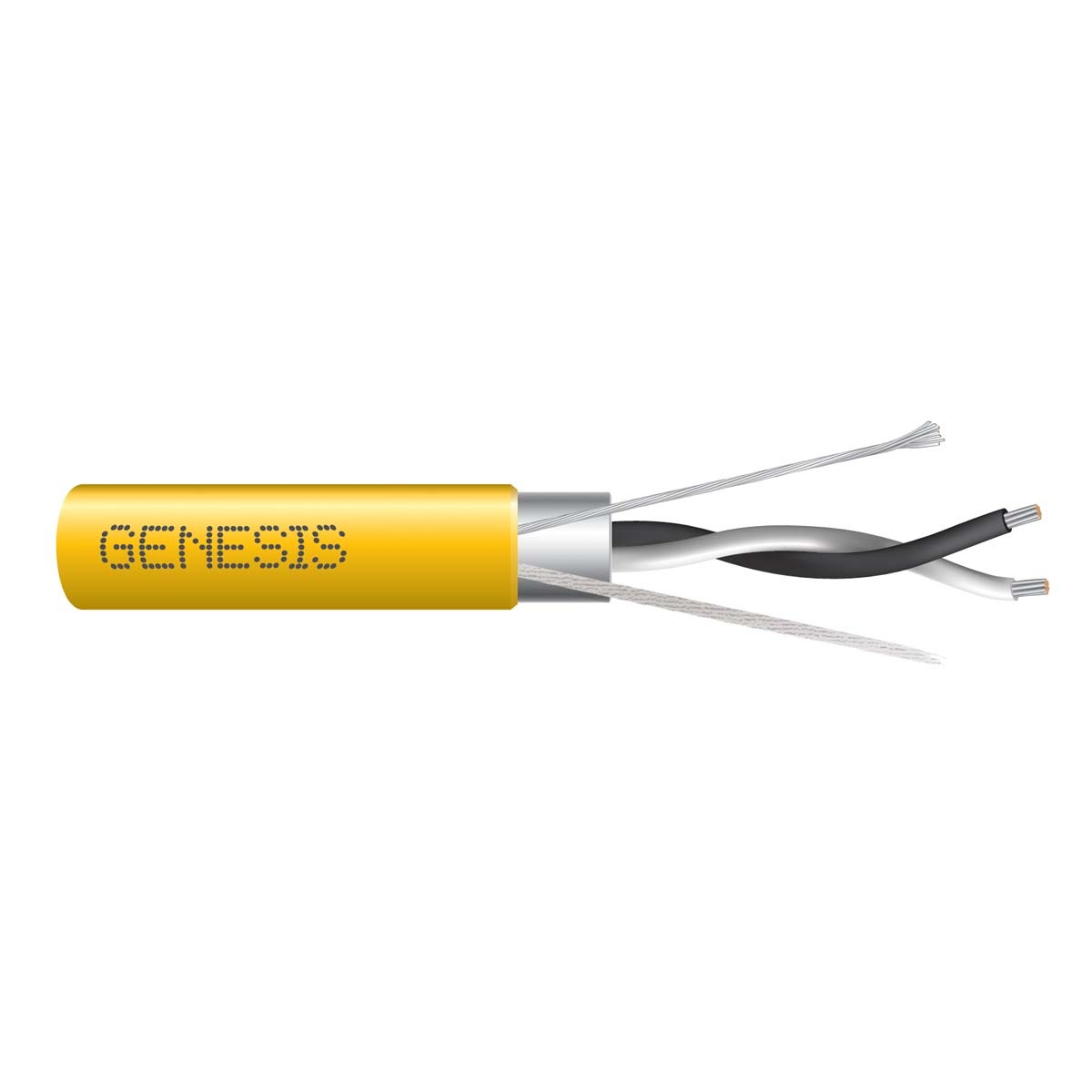 genesis 32511002, Genesis (32511002) 22/1Pr Stranded Shielded — Level 4 Lonworks, Plenum — Yellow
