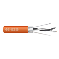 Genesis (32511003) 22/1Pr Stranded Shielded — Level 4 Lonworks, Plenum — Orange