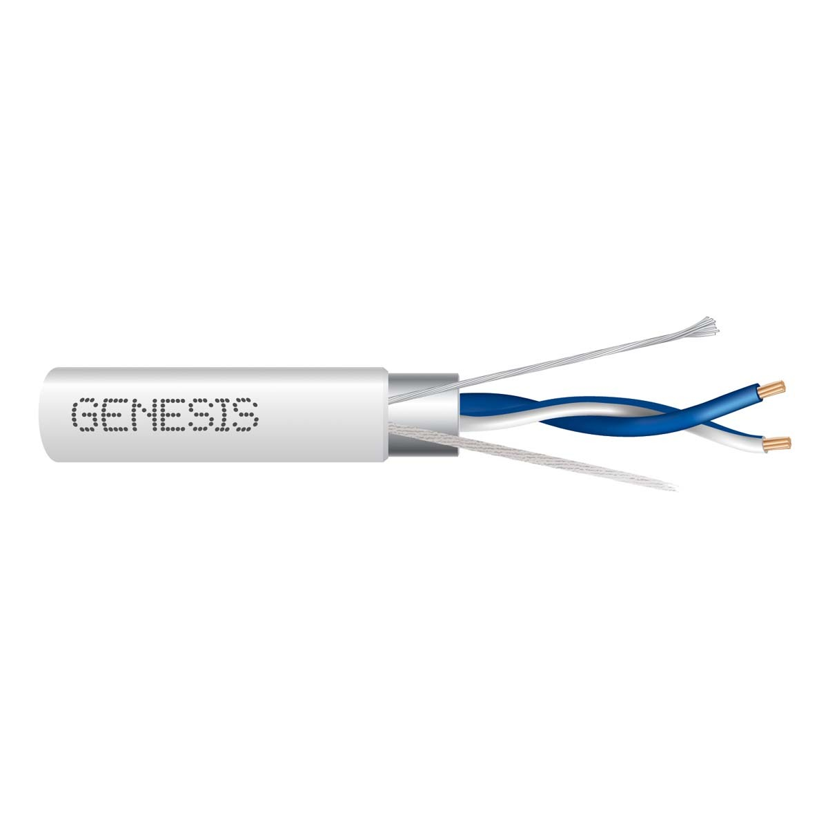 genesis 32541101, Genesis (32541101) 22/1Pr Stranded Shielded — Level 4 Lonworks, Plenum — White