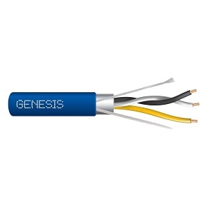 genesis 33202106, Genesis (33202106) 22/1Pr Stranded Shielded — Eia-485 / Bacnet, Plenum, Shielded Multipair — Blue