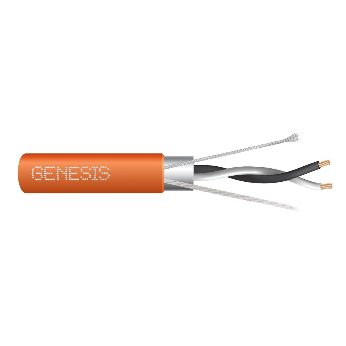 genesis 33221003, Genesis (33221003) 18/1Pr Stranded Shielded — Eia-485 / Bacnet, Plenum, Shielded Multipair — Orange