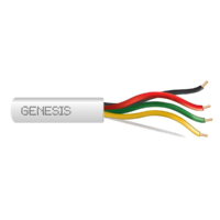 Genesis (43015504) 22/4 Solid — Fire Alarm, Riser, Unshielded — Red