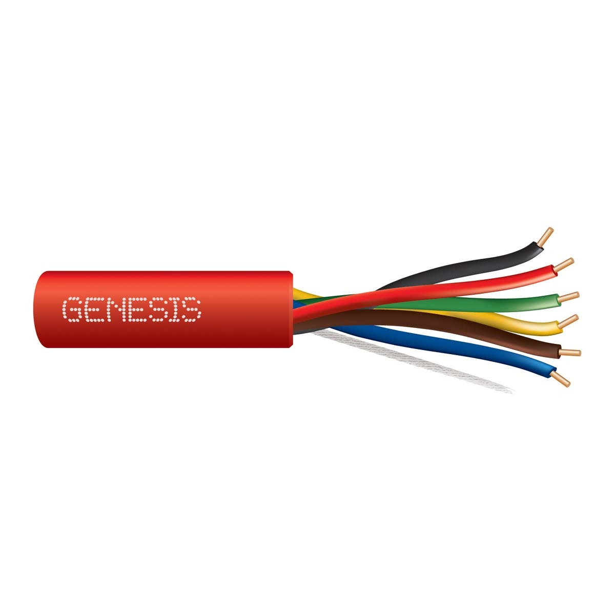 genesis 43081004, Genesis (43081004) 18/6 Solid — Fire Alarm, Riser, Unshielded — Red