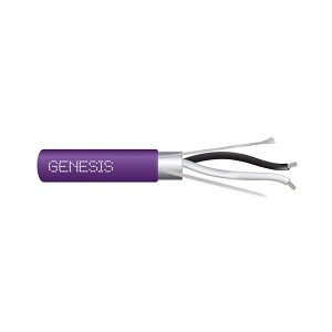 genesis 46522110, Genesis (46522110) 18/2 Stranded Tc Shielded — Fire Alarm, Plenum, Shielded — Purple