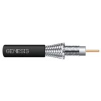 Genesis (50035508) Rg6 Ccs Dual-Shield (60%) — Catv Coax, General Purpose — Black