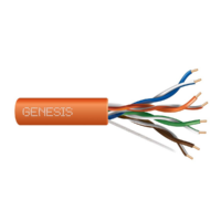 Genesis (50881103) 24/4Pr Cat 5E — Category 5E, Plenum — Orange