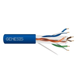 genesis 51021106, Genesis (51021106) 23/4Pr Cat 6 Plus — Category 6, Plenum — Blue