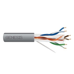 genesis 51022109, Genesis (51022109) 23/4Pr Cat 6 Plus — Category 6, Plenum — Gray