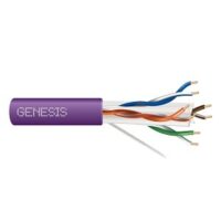Genesis (51022110) 23/4Pr Cat 6 Plus — Category 6, Plenum — Purple