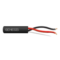 Genesis (52501108) 16/2 Stranded — Home Theater Sound, Riser, Unshielded — Black