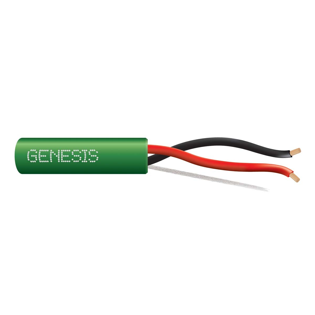 genesis 52505505, Genesis (52505505) 16/2 Stranded — Home Theater Sound, Riser, Unshielded — Green