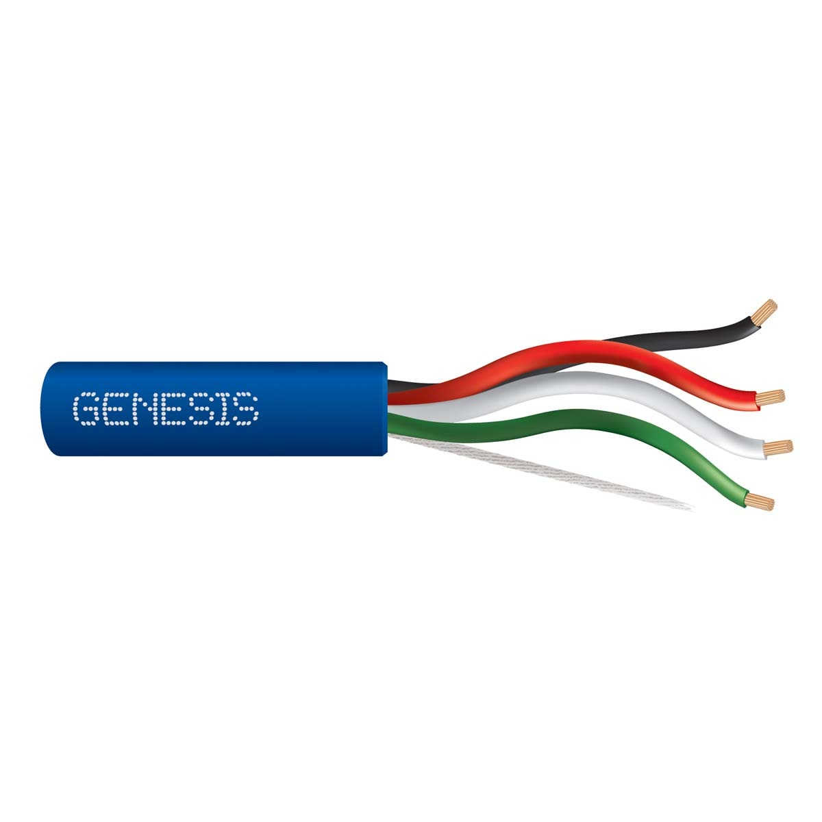 genesis 52515506, Genesis (52515506) 16/4 Stranded — Home Theater Sound, Riser, Unshielded — Blue