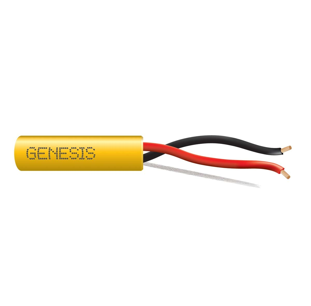 genesis 52525502, Genesis (52525502) 14/2 Stranded — Home Theater Sound, Riser, Unshielded — Yellow