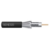 Genesis (53031108) Rg6 Ccs Dual-Shield (60%) — Catv Coax, Riser — Black