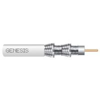 Genesis (53071101) Rg6 Ccs Quad-Shield — Catv Coax, Riser — White