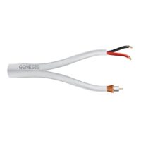 Genesis (53555012) Rg59 95%Bc + 18/2 Stranded — Cctv Coax + Power, Plenum — Natural