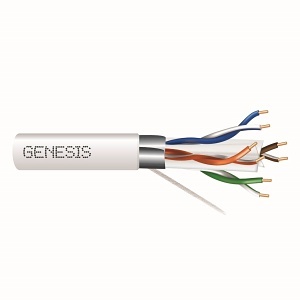 genesis 53931001, Genesis (53931001) 23/4Pr Cat 6A — Category 6A, Plenum — White