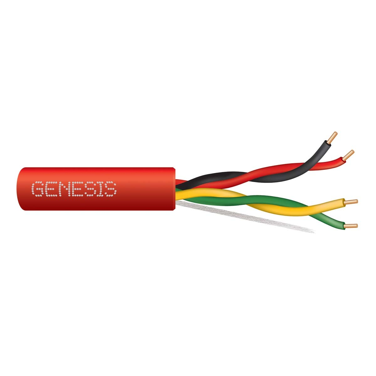 genesis 55061004, Genesis (55061004) 14/2Pr Solid — Fire Alarm, Nyc Certified, Unshielded — Red