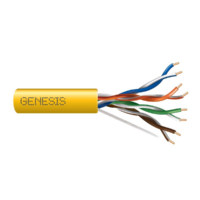 Genesis (63611102) 23/4Pr Cat 6 — Category 6, Plenum — Yellow