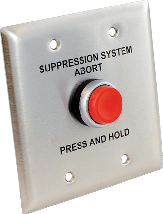 Potter Electric Signal ABORT-R, Potter (ABORT-R) (3001000) Abort Switch Red Button