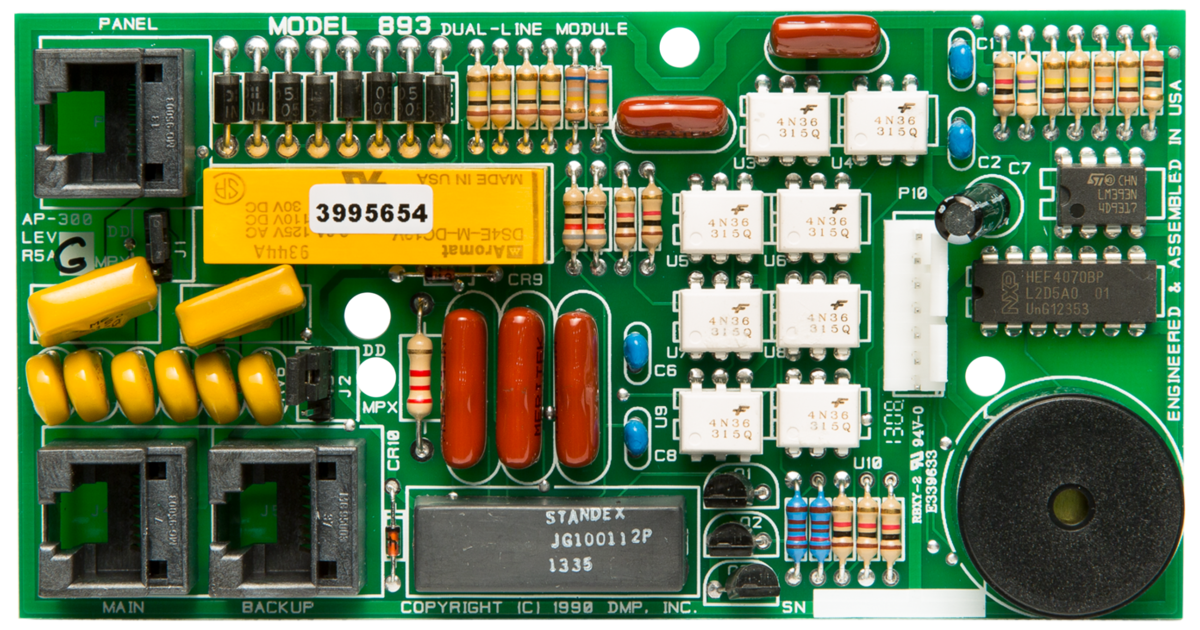 dmp DMP-893A, Dmp (DMP-893A) Module Dual Phone Line