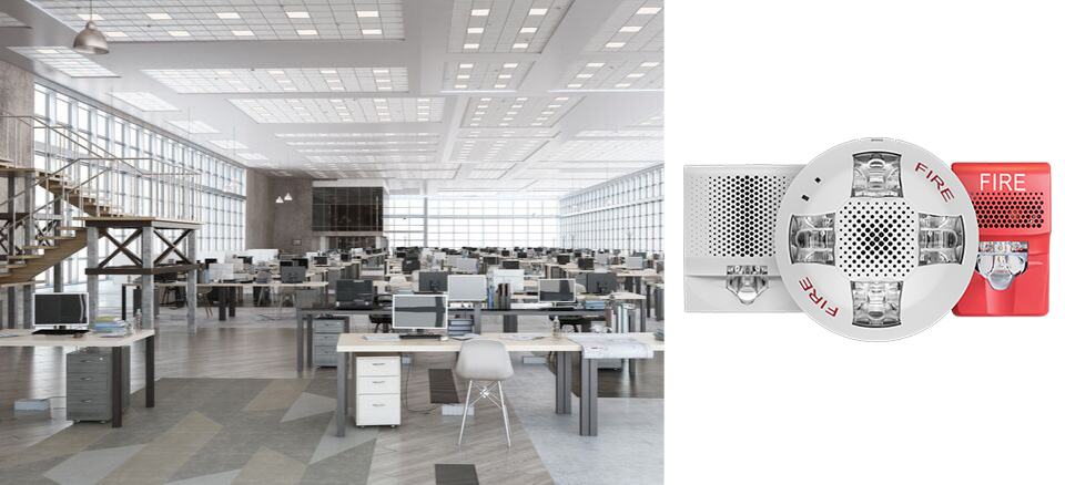 KIDDE COMMERCIAL EGCAVWF-CVR, Kidde Commercial (EGCAVWF-CVR) Ceiling Cover, White, Fire Marking, Audio/Visual