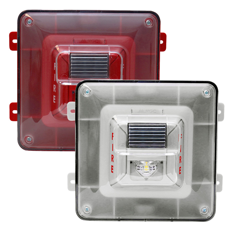 Secutron FS-400-RR-WP, Secutron (FS-400-RR-WP) Weather Protected Wall Mount Strobe, Red (Includes Enclosure & Device)