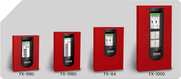 KIDDE COMMERCIAL FX-64-RE, Kidde Commercial (FX-64-RE) Replacement Electronics Assembly, Four Loop, Fx Series, English.