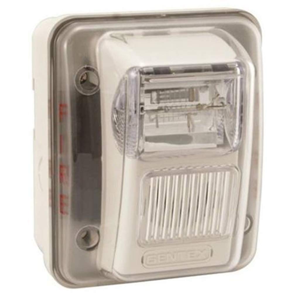 Gentex GHSBPW, Gentex (GHSBPW) (904-1476-002) Horn/Strobe, Blue Lens, Selectable Candela Led Strobe