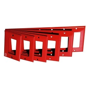 Space Age IGP2R, Space Age (IGP2R) Igp Plate 2 Gang Red