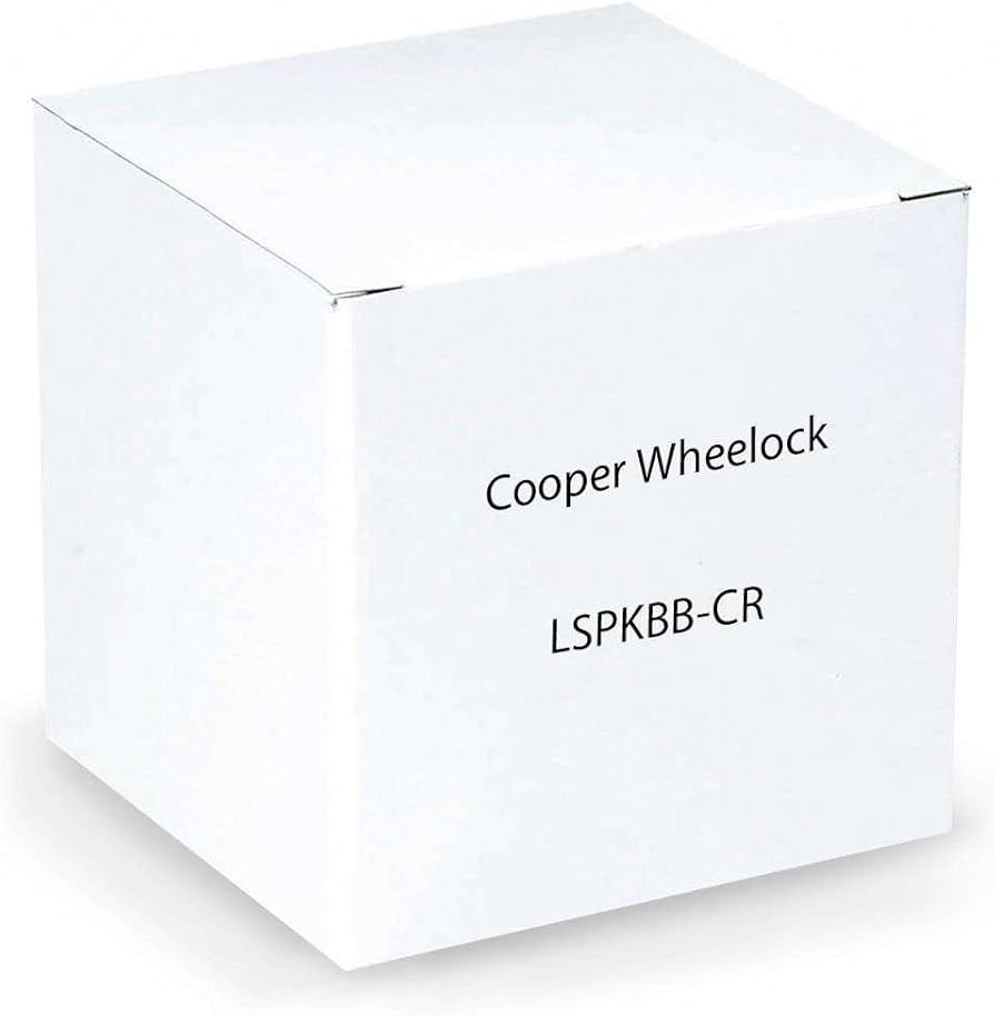 Wheelock LSPKBB-CR, Wheelock (LSPKBB-CR) Led Spkr Surface Backbox Ceiling Red