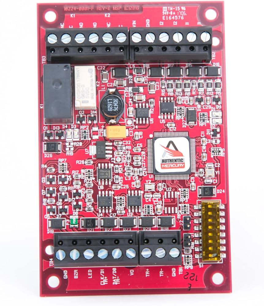 mercury MR50-S3, Mercury (MR50-S3) Single-Card Reader Interface Panel