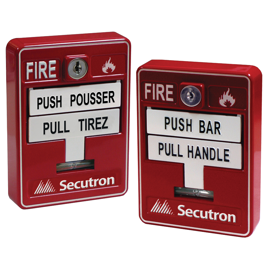 Secutron MRM-407MPU, Secutron (MRM-407MPU) Single Stage Single Action Mp Addressable Manual Pull Station