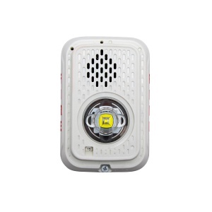 System Sensor P2GWLED, System Sensor (P2GWLED) L-Series Led Compact Horn Strobe, 2-Wire, Indoor, Wall, White, Marked Fire