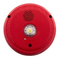 System Sensor (PC2RLED-BP10) Led Horn Strobe; Ceiling; Red; Fire; 2-Wire - Pack Of 10 Units